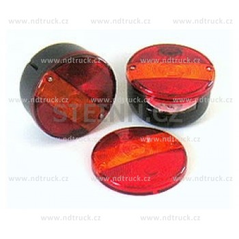 Svítilna skupinová, AVIA, kulatá bez osvětlení SPZ, P, 443980180308