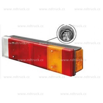 Svítilna skupinová MAN 7-kom. L /malá zadní svorkovnice/ VIGNAL