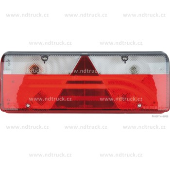 Svítilna skupinová, EUROPOINT III LED+žár, levá, se svorkovnicí, ASPOCK, A25-7000-507, sdružená