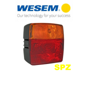 Svítilna skupinová 3-dílná kostka, 104x99, 6WAKC110ASTN, LT4.100, vozík, sdružená, s SPZ