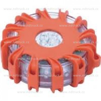 Svítilna výstražná LED / kolo / oranžová