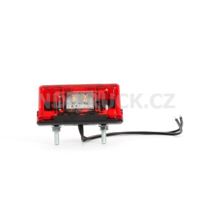 Osvětlení SPZ, LED, W53, červené