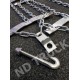 Sněhové řetězy, vyprošťovací, SLIPSTOP II 22.5-25", set, na háček