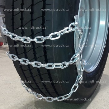 Sněhové řetězy, vyprošťovací, SLIPSTOP II 22.5-25", set, na háček