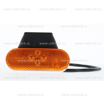 Svítilna obrysová SMD04, 4LED , oranž, boční, 24V, 104250, ADR