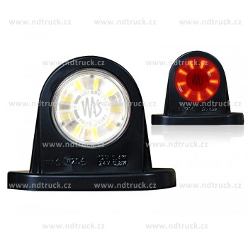 Svítilna obrysová LED tykadlo, W21.4W, 5WW21.4, L/P, kopeček, poziční
