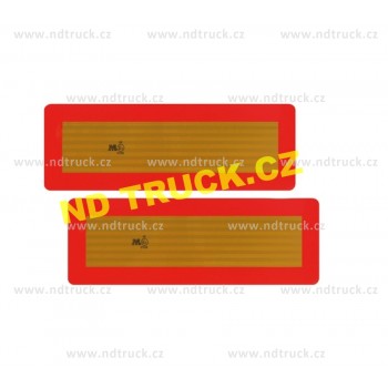 Tabule reflexní NÁVĚS 565x196mm - AL, do mlhy