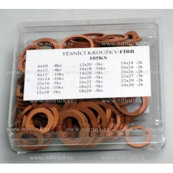 Sada těsnění FÍBR, 105ks, 20090919