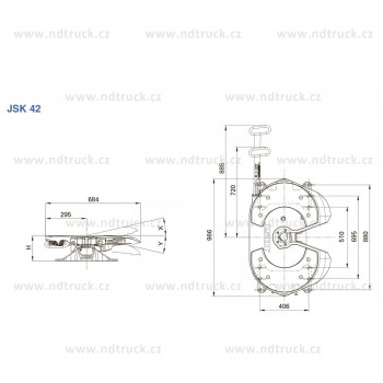 JOST, kompletní točnice, JSK42K02034AA