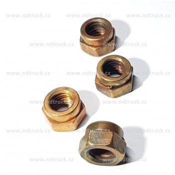 Matice Cu M8, 992401488, zajišťovací, naříznutá, k turbu, výf.potrubí