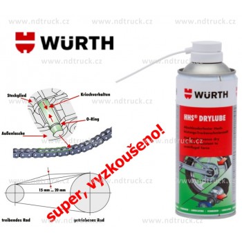 Mazivo kontaktní, HHS DRYLUBE, 400ml, WÜRTH , 08931066, wurth