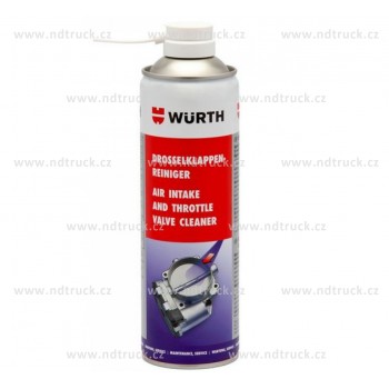 Čistič sání a škrtících klapek benzinového motoru  WÜRTH 500ml, 5861113500, wurth, karburátoru