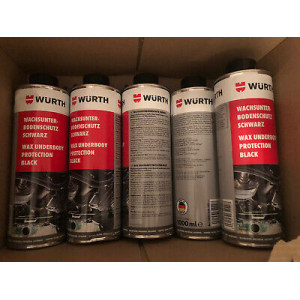 Ochranný nátěr podvozku vosk, WURTH, 1000ml, černý, 0892078100, nástřik, AKCE!, würth