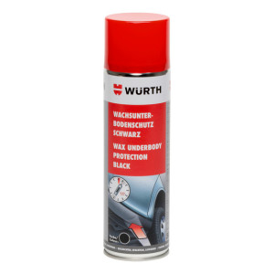 Ochranný vosk,  500ml, černý, WURTH, 0892082500, nástřik