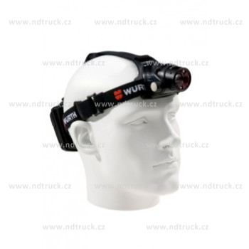 Lampa LED WURTH čelovka velká, svítilna High-Power SL5, 0827809150, svítilna