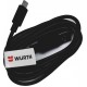 Lampa LED WURTH čelovka, NOVINKA, AKCE svítilna ERGOPower 2W 200lm, 0827809634, PETITE, dobíjecí, USB, senzor