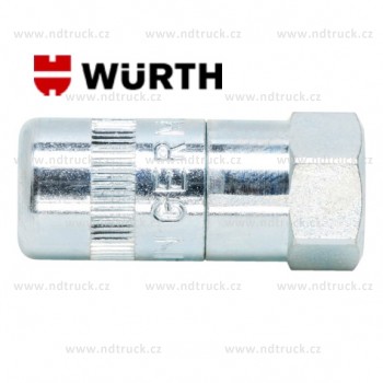 Nástavec, koncovka, maznice, hadice WÜRTH sklíčidlová, 0986003, 4x čelist, GERMANY, kvalitní, hlavice, wurth