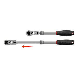 Ráčna s kloubovou hlavou, teleskopická, 1/2", WURTH, 07151392, račna, würth