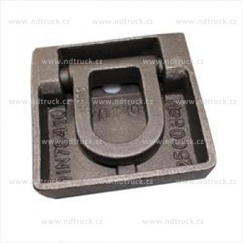 Miska kotvící 2500kg, 1012 k zapuštění, litina,90x95x30mm